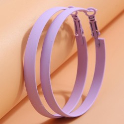 fashion concise color surface temperament woman buckle circle