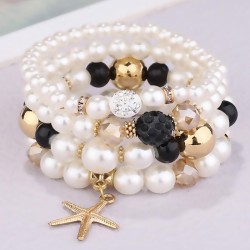 occidental style fashion concise multilayer Pearl accessories temperament woma..