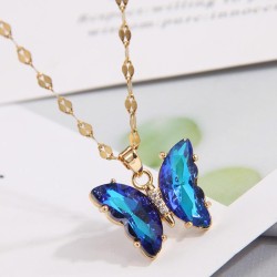 fine Korean style fashion sweetOL bronze brilliant butterfly  personality woma..