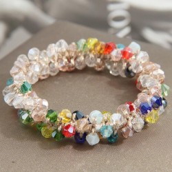  fashionOL crystal establishment temperament lady rope circle