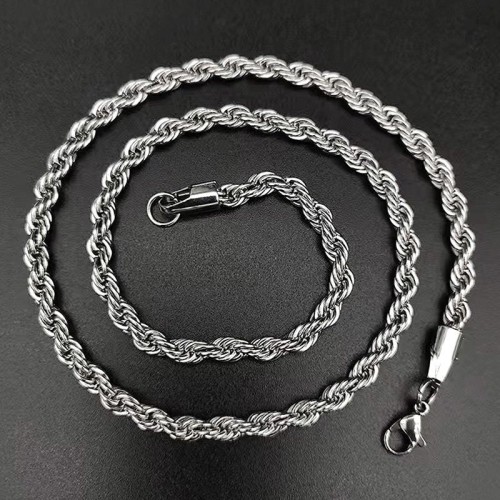 50cm fashion stainless steel establishment temperament man necklace