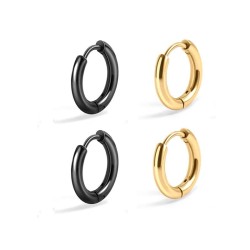fashion stainless steel surface temperament man circle buckle