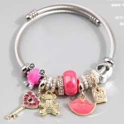 fashion conciseDL concise key samll lips pendant more elements accessories lad..