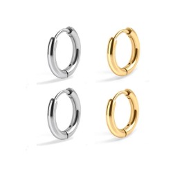 fashion stainless steel surface temperament man circle buckle