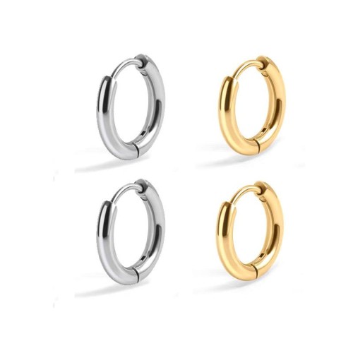 fashion stainless steel surface temperament man circle buckle