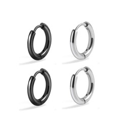 fashion stainless steel surface temperament man circle buckle