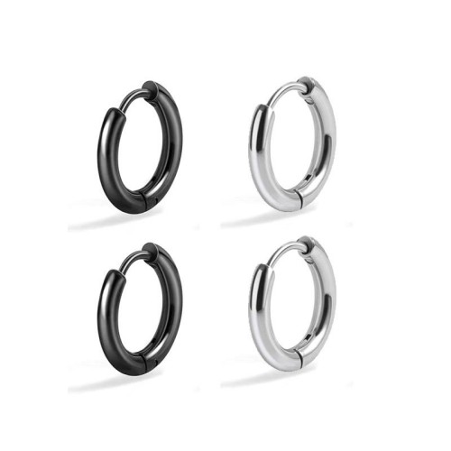 fashion stainless steel surface temperament man circle buckle