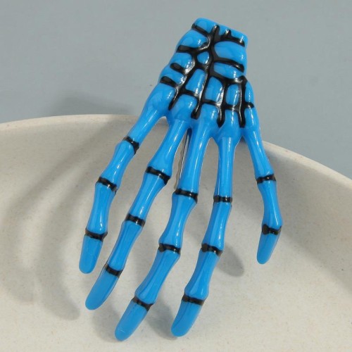 1 fashionHalloween skull claw personality lady hair clip