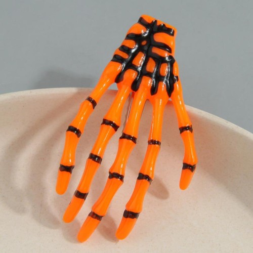 1 fashionHalloween skull claw personality lady hair clip