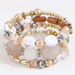 occidental style fashion Bohemia noble wind gravel accessories multilayer temp..