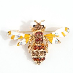 occidental style fashion concise flash diamond personality man woman brooch