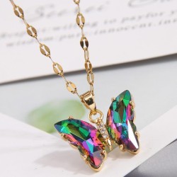 fine Korean style fashion sweetOL bronze brilliant butterfly  personality woma..