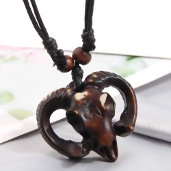 occidental style fashion noble wind sheep resin accessories temperament man ne..