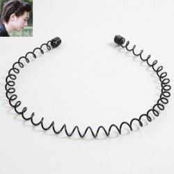 fashion concise trend black personality temperament man woman Headband