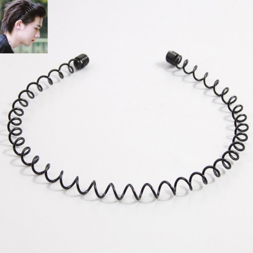 fashion concise trend black personality temperament man woman Headband