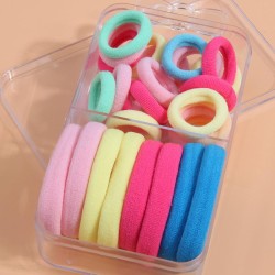 Korean style fashion color velvet rope children leather circle rope