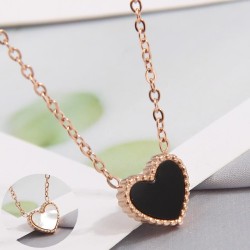 fine Korean style fashionOL black love personality woman necklace