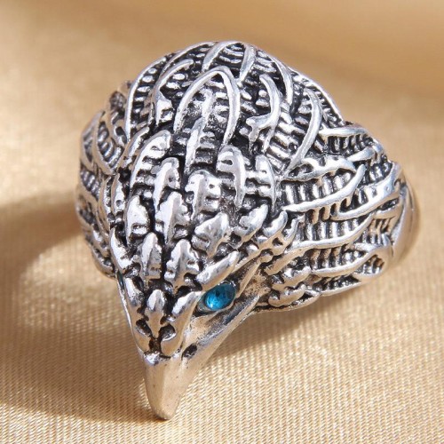 fashion retro eagle temperament opening ring