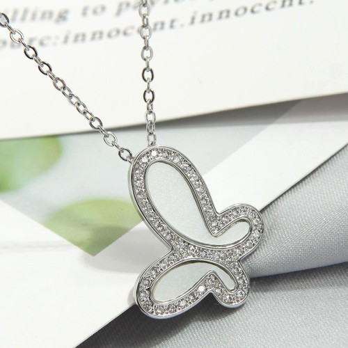 fashion sweetOL bronze butterfly personality lady necklace