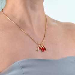 fashion tube layer personality lady necklace