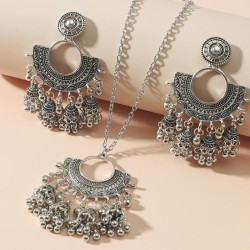 occidental style fashion retro concise sector personality woman necklace earri..