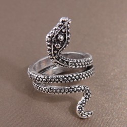 European and American Fashion Halloween Funny Retro Spider Open Ring