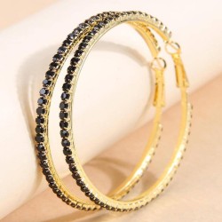 6.0cm high quality fashion concise flash diamond temperament personality lady ..