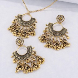 occidental style fashion retro concise sector personality woman necklace earri..