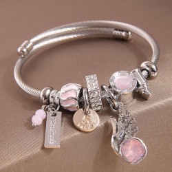 fashion  MetalOL all-Purpose angel wings more elements pendant lady bangle