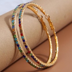 6.0cm high quality fashion concise flash diamond temperament personality lady ..