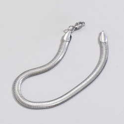Fashionable and Simple Stainless Steel Embossed Charm Necklace Bracelet Men Je..