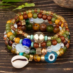 fashion Bohemia noble wind Shells eyes accessories multilayer temperament lady..