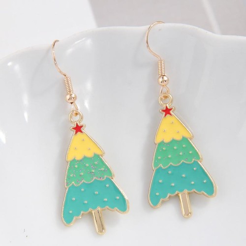 occidental style fashion concise christmas series lady earrings 