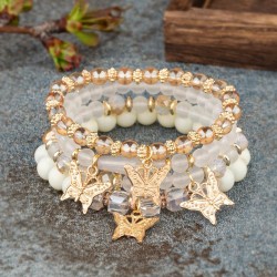fashion noble wind butterfly multilayer lady bracelet