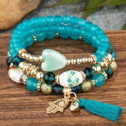 fashion Bohemia noble wind tassel multilayer temperament woman bracelet