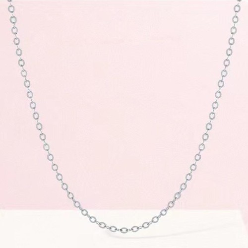 1 fashion stainless steel conciseO Word personality woman necklace