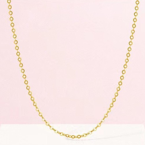 1 fashion stainless steel conciseO Word personality woman necklace