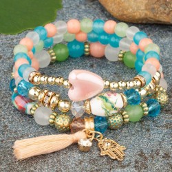 fashion Bohemia noble wind tassel multilayer temperament woman bracelet