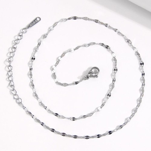 1 fashion stainless steel concise lips personality woman necklace