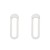 occidental style brief geometry stainless steel ear stud  personality samll cat butterfly love Earring