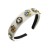  occidental style retro diamond flowers Headband woman velvet temperament Headband