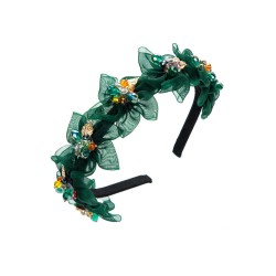  Headband woman fashion temperament flowers Headband temperament all-Purpose S..