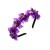  Headband woman fashion temperament flowers Headband temperament all-Purpose Street Snap head