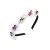  Headband woman fashion temperament flowers Headband temperament all-Purpose Street Snap head