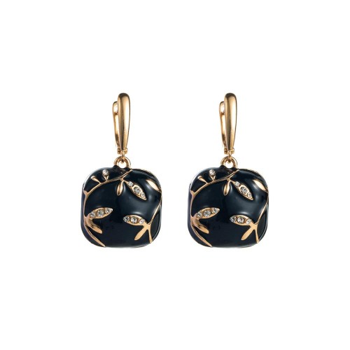 occidental style summer earrings Alloy enamel Earring fashion geometry lovely samll high earring