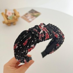 autumn new print Cloth medium Headband woman wind temperament all-Purpose Head..