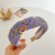 autumn new print Cloth medium Headband woman wind temperament all-Purpose Headband