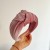 occidental style Autumn and Winter new brief pure color gold velvet width medium Headband samll Headband woman