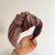 occidental style Autumn and Winter new brief pure color gold velvet width medium Headband samll Headband woman