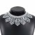 occidental style exaggerating fully-jewelled tassel necklace  temperament elegant geometry Irregular claw chain 